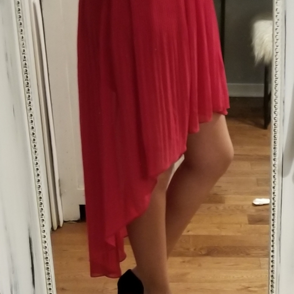 👗GUESS CHIFFON HIGH LOW DRESS - Picture 2 of 9